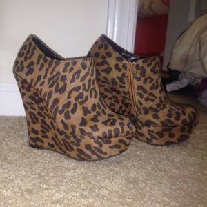 Target Cheetah Print Wedges